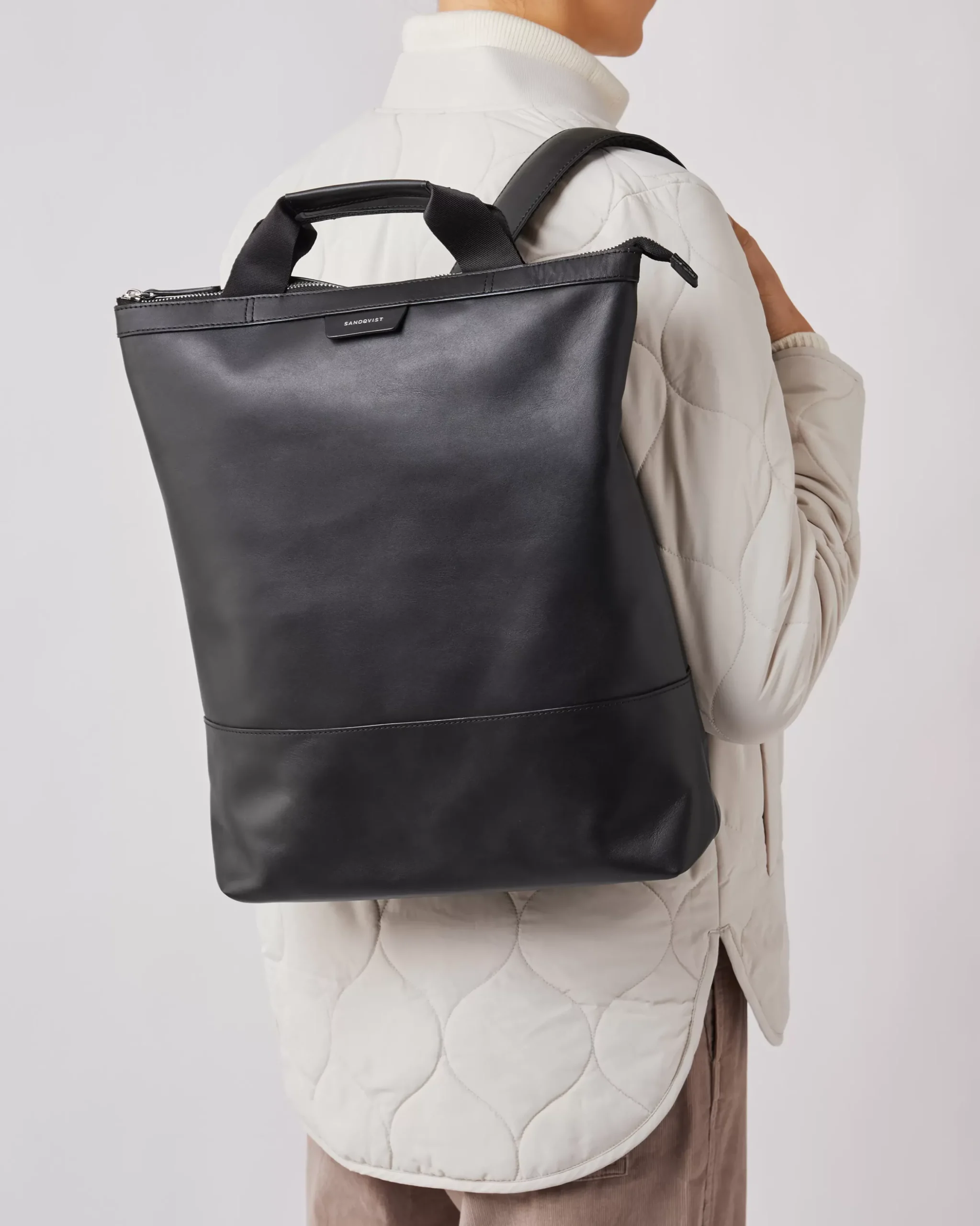 Sandqvist Beenie Leather Black> Laderprodukter